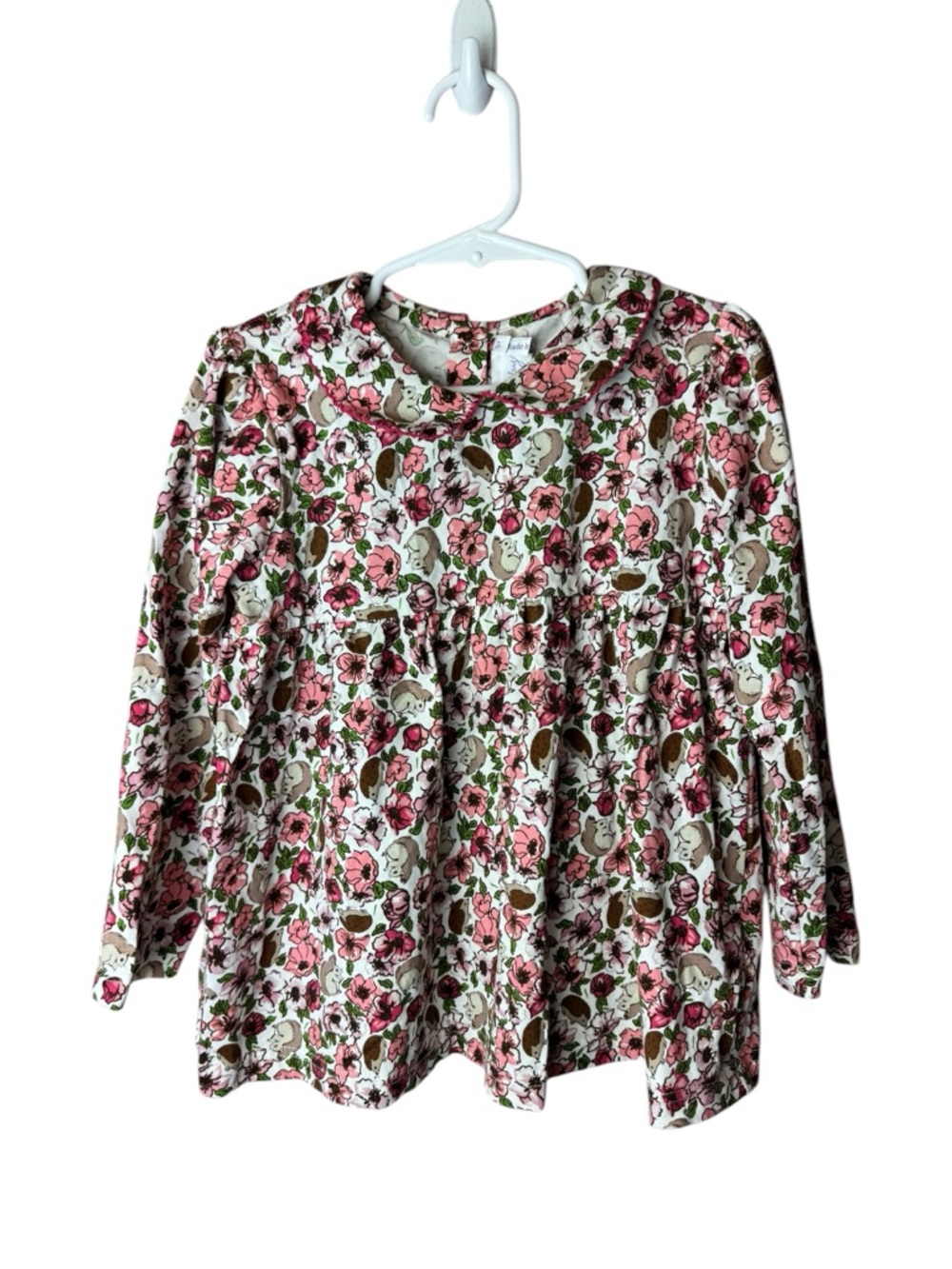 Rachel Riley Top Woodland Squirrel Floral Print Top 5
